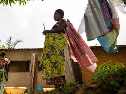 Title: Congo Dying Mothers Ebola Image ID: 26214507266869 Article: Elodie, right, a mother