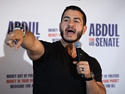 DETROIT, MICHIGAN - AUGUST 03: Democratic candidate for U.S. Senate in Michigan Abdul El-S