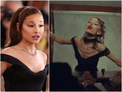 Ariana Grande at the 83rd Annual Golden Globes held at The Beverly Hilton on January 11, 2