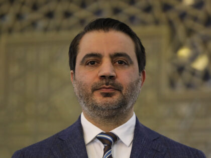 Syrian Foreign Minister Asaad Al-Shaibani attends the Syrian National Dialogue Conference