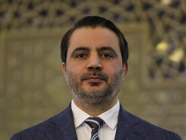 Syrian Foreign Minister Asaad Al-Shaibani attends the Syrian National Dialogue Conference