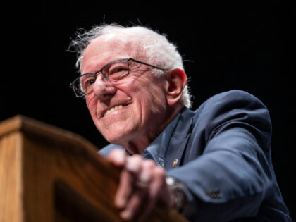 U.S. Sen. Bernie Sanders (I-VT) speaks at The People V. The Powerful rally at the Detroit