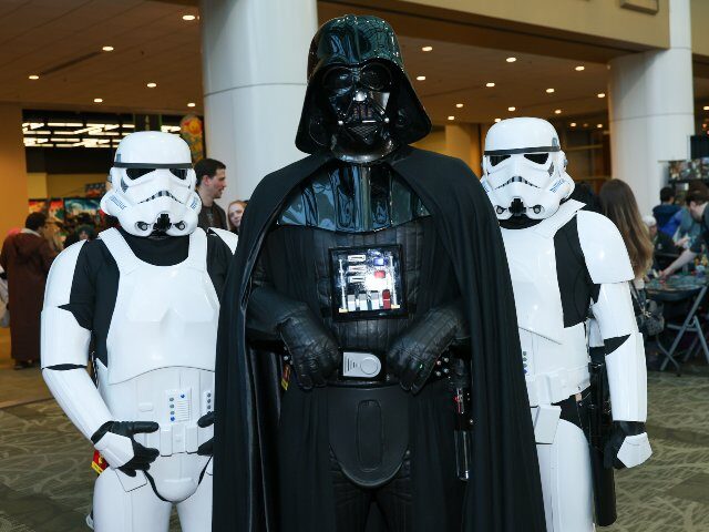 Darth Vader and Stormtroopers