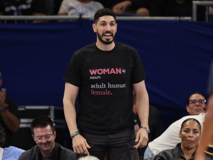 CHICAGO, ILLINOIS - AUGUST 23: Former basketball player Enes Kanter Freedom looks on durin