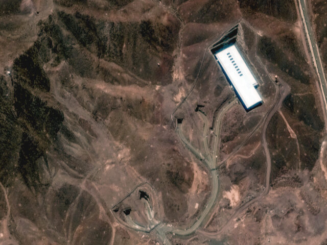 Fordow Nuclear Site Iran Maxar satellite image captures a close-up of the Fordow fuel enrichment site, focusing on