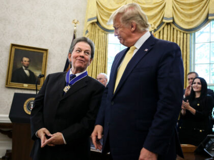 WASHINGTON, DC - JUNE 19: President Donald Trump presents the Presidential Medal of Freedo
