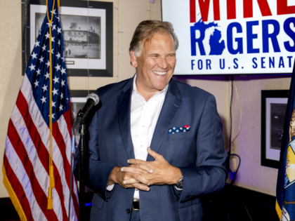 Former Representative Mike Rogers, a Republican from Michigan and US Republican Senate can