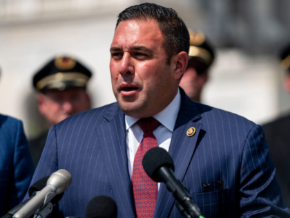 WASHINGTON, DC - SEPTEMBER 11: Rep. Anthony D'Esposito (R-NY) speaks during a news confere