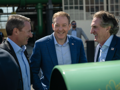 Chad Zamarin, president and chief executive officer of Williams Cos Inc., from left, Lee Z
