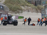 Watch: Police Intercepting Smuggler Boat Bound For Britain Attacked by Migrants