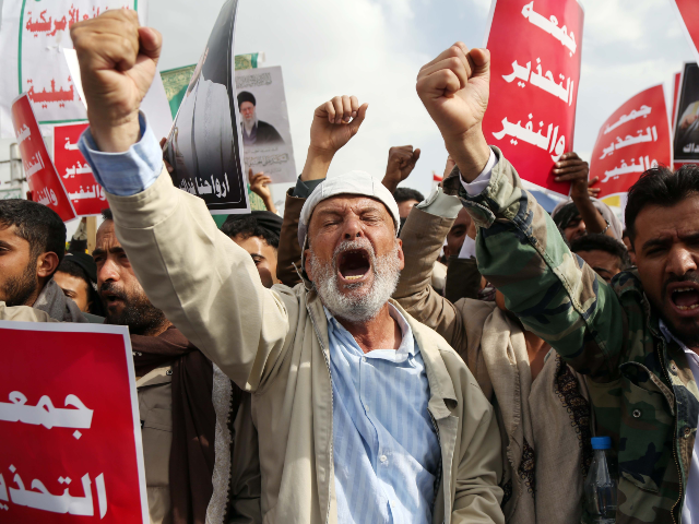 SANAA, YEMEN - JULY 17: Houthis gather at Sabeen Square to hold a demonstration in support