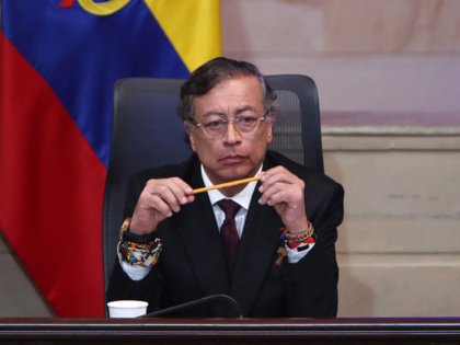 Colombia's President Gustavo Petro attends the installation of the ordinary sessions of th