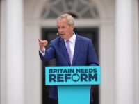 Reform UK leader Nigel Farage speaking during a Reform UK rally at Kimberley Hall in Wymondham, Norfolk with newly elected Norfolk Police & Crime Commissioner Colin Sutton (not pictured). Picture date: Tuesday July 21, 2026. (Photo by Joe Giddens/PA Images via Getty Images)