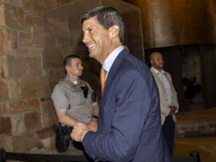 JACKSON HOLE, WYOMING - AUGUST 27: Federal Reserve Chairman Kevin Warsh attends a dinner a