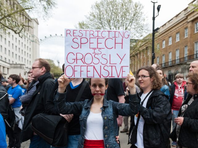 LONDON, UNITED KINGDOM - APRIL 23: Hundreds of supporters of Mark Meechan aka Count Dankul