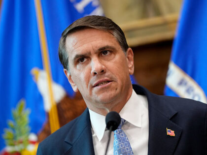 Todd Blanche, US attorney general, during a news conference at the Department of Justice (