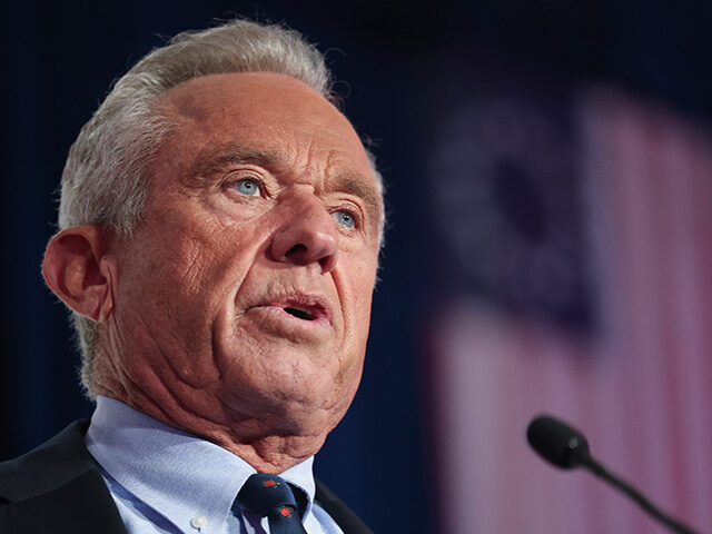 Health and Human Services Secretary Robert F. Kennedy Jr. delivers remarks during an event