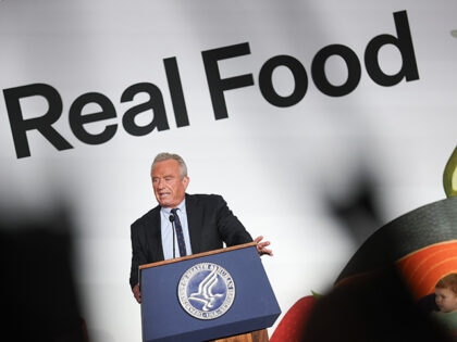 Health and Human Services Secretary Robert F. Kennedy Jr. delivers remarks during an event