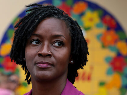 Democratic U.S. Senate candidate, Florida state Rep. Angie Nixon visits the Little Havana
