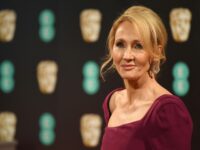 British author J. K. Rowling poses upon arrival at the BAFTA British Academy Film Awards at the Royal Albert Hall in London on February 12, 2017. (Photo by Justin TALLIS / AFP) (Photo by JUSTIN TALLIS/AFP via Getty Images)