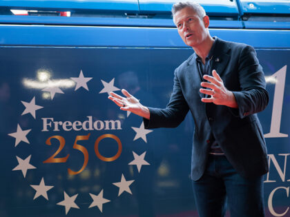 WASHINGTON, DC - MAY 07: U.S. Transportation Secretary Sean P. Duffy unveils Amtrak’s Fr