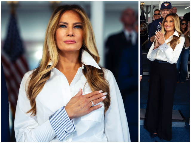 Fashion Notes: Melania Trump Opts for Chic Louis Vuitton Resortwear at Freedom 250 Grand Prix