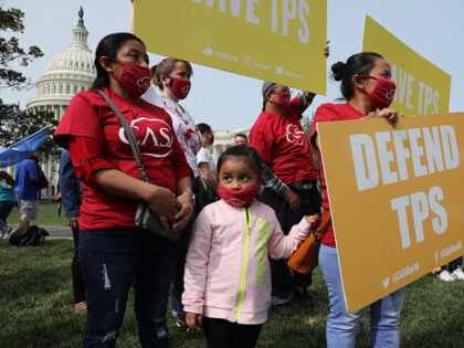 WASHINGTON, DC - SEPTEMBER 15: Supporters of the National TPS Alliance, a grassroots organ