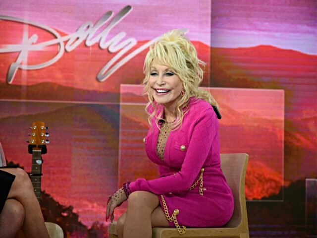 dolly parton flag raising TODAY -- Pictured: Dolly Parton on Wednesday, November 20, 2019 -- (Photo by: Nathan Congl