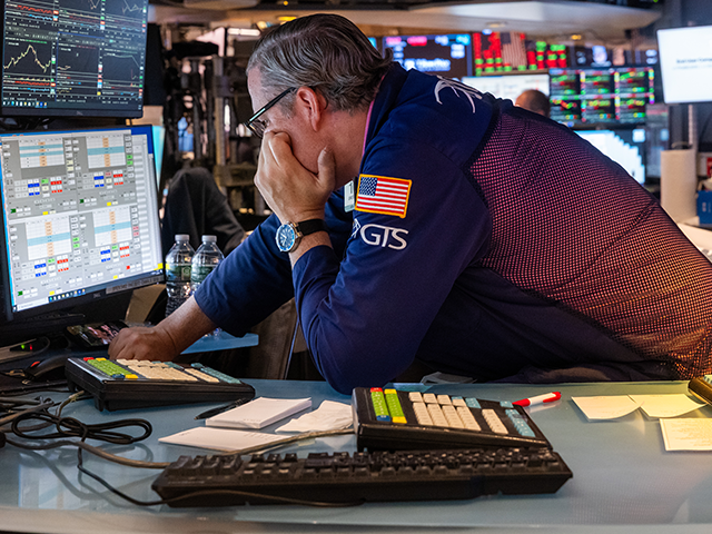 nyse-7-29-26-getty Traders work on the New York Stock Exchange (NYSE) on July 29, 2026, in New York City. (Sp