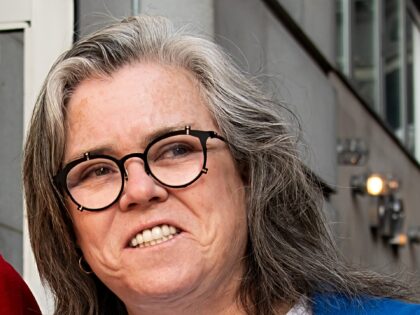 NEW YORK, NY - JULY 24: Rosie O'Donnell is seen on July 24, 2026 in New York City. (Photo