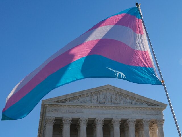  Protesters supporting transgender athletes competing in women
