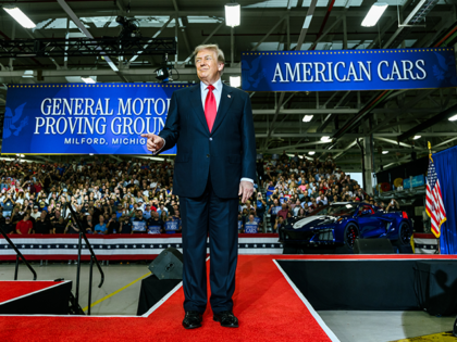 trump-GM-mi-flickr President Donald Trump delivers remarks at the General Motors Proving Ground in Milford, M