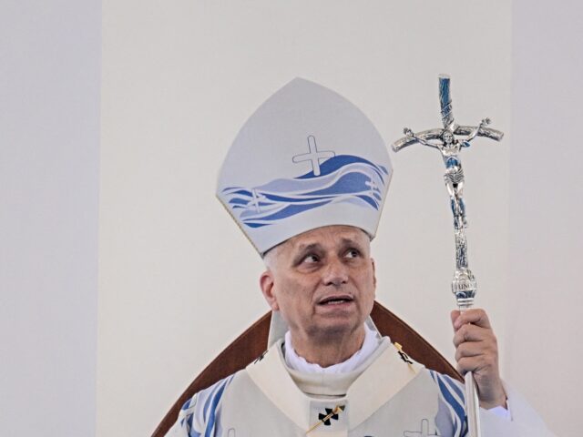 vatican Pope Leo XIV celebrates the mass during a one day visit to Lampedusa island, south of Sici
