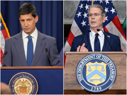 Federal Reserve Chairman Kevin Warsh, right, and Treasury Secretary Scott Bessent. (Photos