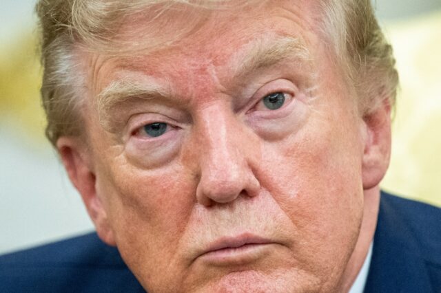 US President Donald Trump said the US would bomb Iran if it got "in the way" of