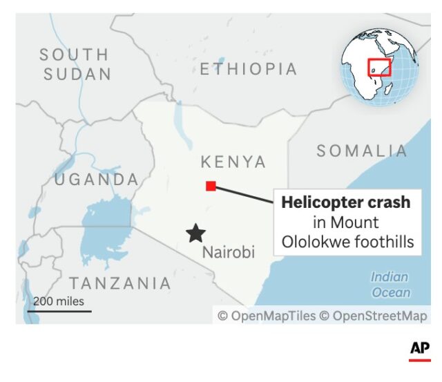 Kenya-Helicopter Crash The Associated Press