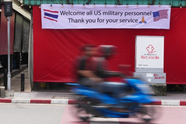 Thailand US Carrier The Associated Press