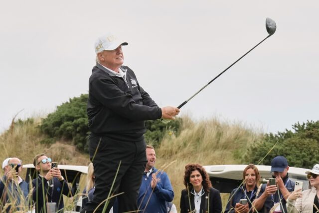 Trump Grass The Associated Press