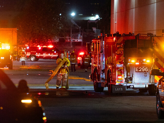 9-15-26-news-helicopter-crash-Chatsworth-Los-Angeles-getty First responders work on the scene after a news helicopter crashed in Chatsworth, a suburb