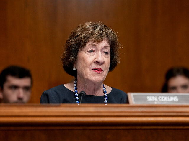 9-16-26-Sen-Susan-Collins-Republican-Maine-gettyimages Senator Susan Collins, a Republican from Maine, during a Senate Health, Education, Labor,