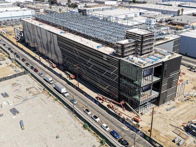 AI data center under construction