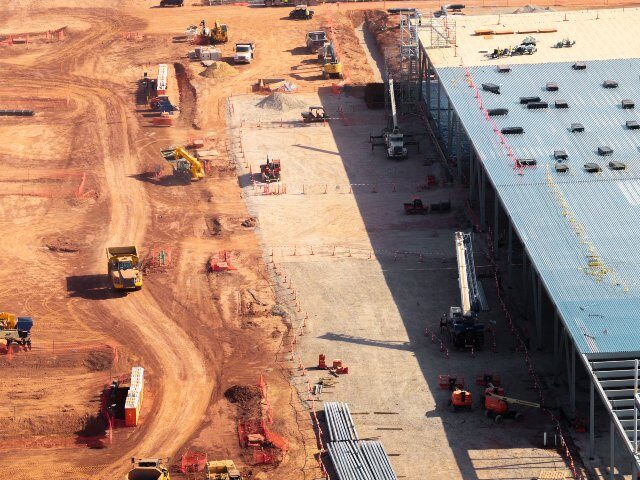 AI data center under construction