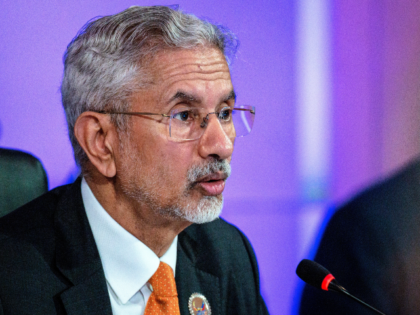 India External Affairs Minister S. Jaishankar speaks as he attends the ASEAN Post-Minister