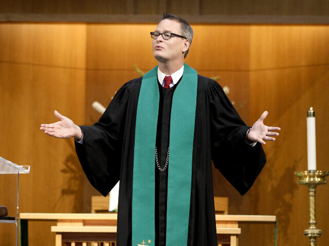 Adam Hamilton Senior pastor Adam Hamilton spoke during "Heritage" services at 7:45 a.m. on Sun