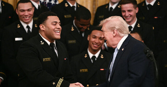 WATCH: Navy Grad Landon Robinson Wears Formal Service Uniform to NFL Debut