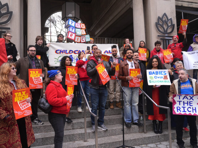 DSA in NY New York City Democratic Socialists (NYC-DSA) hold a rally in Union Square marking the sta