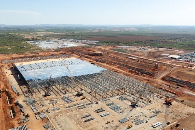 Data center under construction
