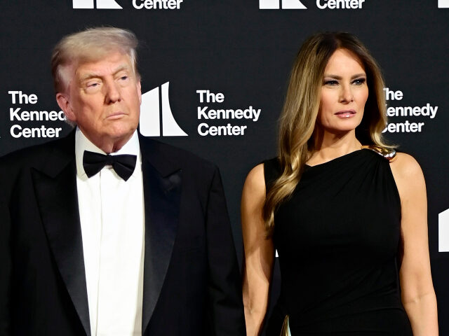 U.S. President Donald Trump and first lady Melania Trump attend the opening night of &quot
