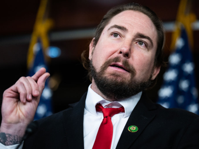 UNITED STATES - FEBRUARY 6: Rep. Eli Crane, R-Ariz., speaks during a news conference in th