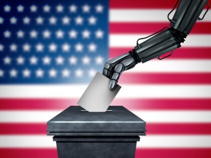 US Election Technology Security and United States AI Vote or American artificial intellige